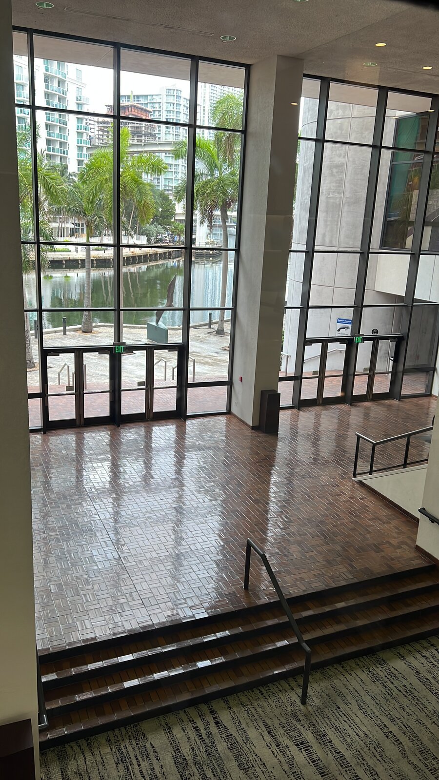 View from the conference hotel in downtown Miami