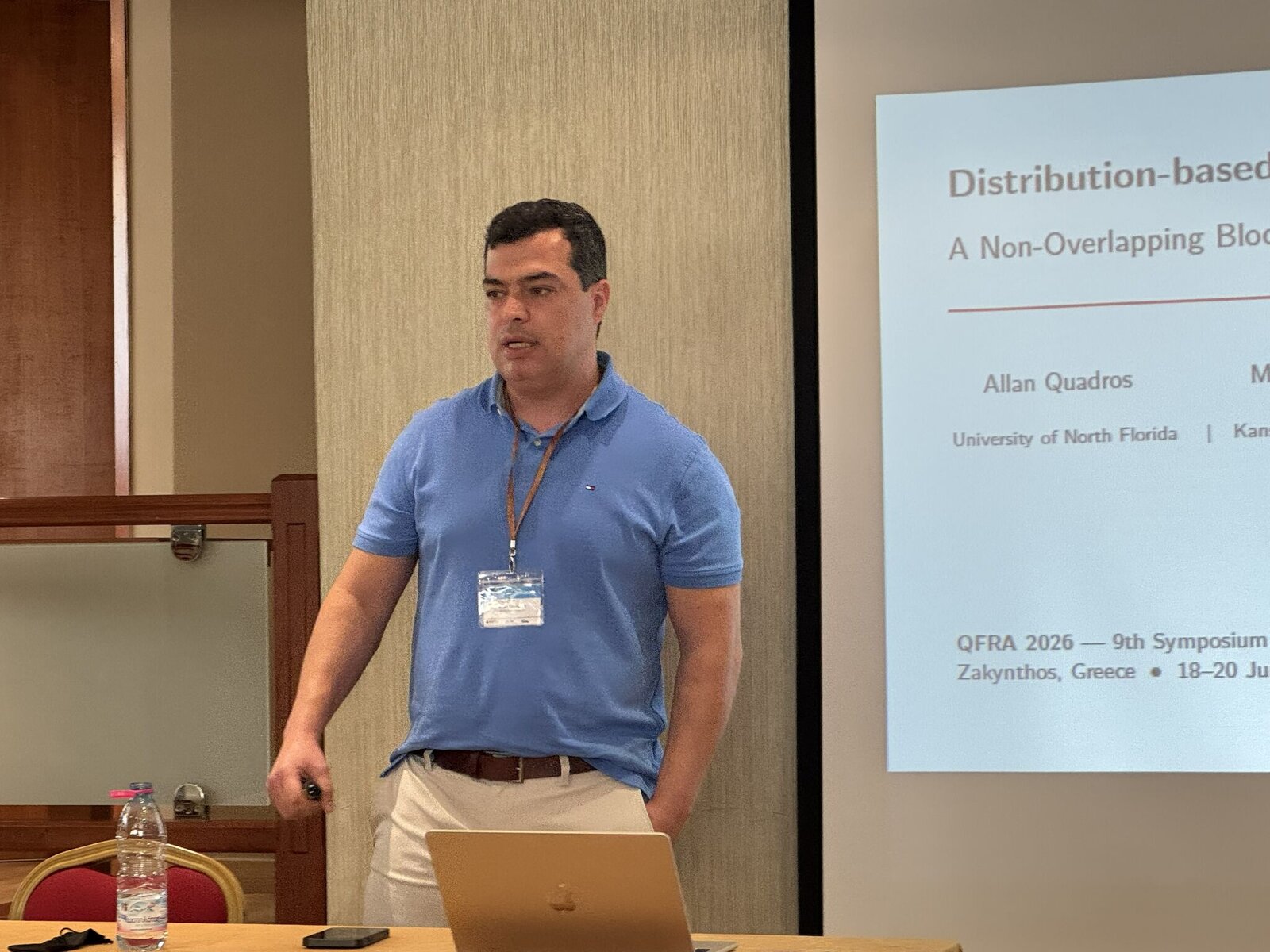Presenting at QFRA 2026